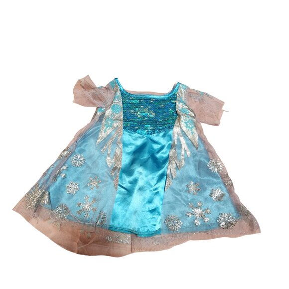Build A Bear Frozen Elsa Sparkly Dress - Picture 2 of 2